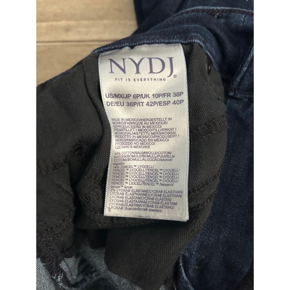 NYDJ MARILYN STARIGHT JEANS SIZE 6P - Picture 6 of 6